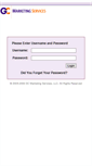 Mobile Screenshot of login.gcmarketingservices.com