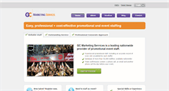 Desktop Screenshot of gcmarketingservices.com